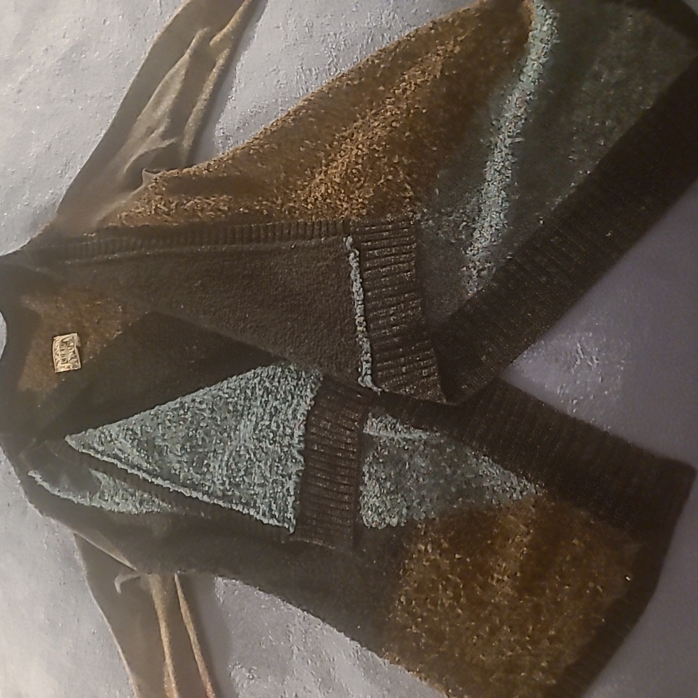 Large comfy wrap sweater, very stylish!